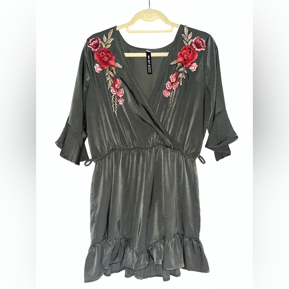 Design Lab by Lord & Taylor Satin Romper